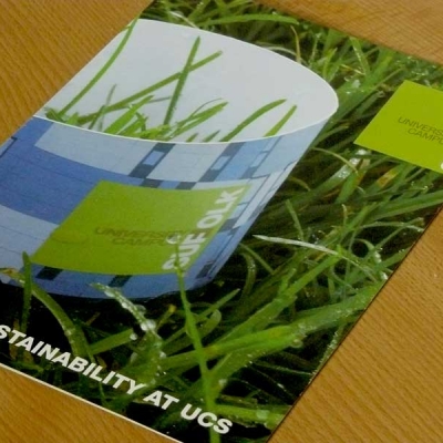 University Campus Suffolk Sustainability Leaflet